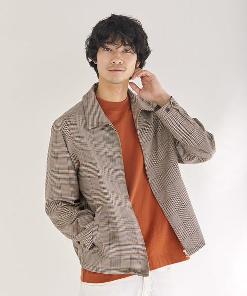 coen（コーエン）の「【FINEBOYS4月号掲載】チェックドリズラージャケット（ブルゾン・メンズ・ネイビー/その他1・SMALL/LARGE/MEDIUM）」の20枚目の写真