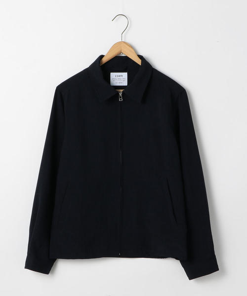 coen（コーエン）の「【FINEBOYS4月号掲載】チェックドリズラージャケット（ブルゾン・メンズ・ネイビー/その他1・SMALL/LARGE/MEDIUM）」の8枚目の写真