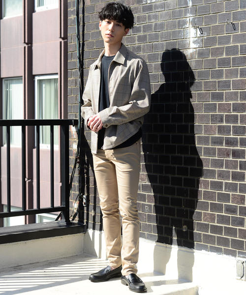 coen（コーエン）の「【FINEBOYS4月号掲載】チェックドリズラージャケット（ブルゾン・メンズ・ネイビー/その他1・SMALL/LARGE/MEDIUM）」の9枚目の写真