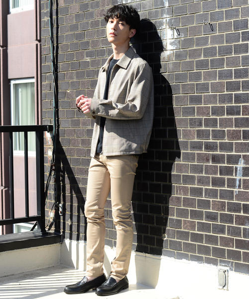 coen（コーエン）の「【FINEBOYS4月号掲載】チェックドリズラージャケット（ブルゾン・メンズ・ネイビー/その他1・SMALL/LARGE/MEDIUM）」の3枚目の写真