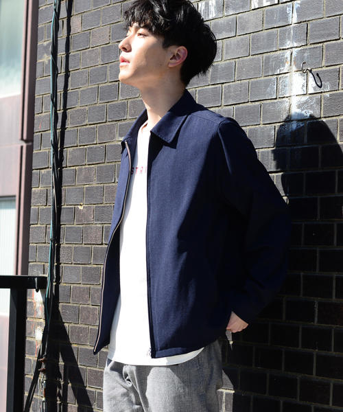 coen（コーエン）の「【FINEBOYS4月号掲載】チェックドリズラージャケット（ブルゾン・メンズ・ネイビー/その他1・SMALL/LARGE/MEDIUM）」の16枚目の写真