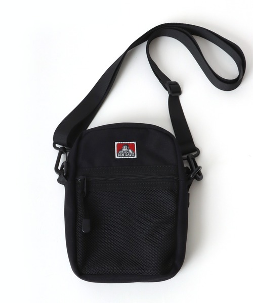 BEN DAVIS(ベンデイビス)の「BEN DAVIS/ベンデイビス ワンポイント メッシュポケット ミニショルダーバッグ/ネックポーチ(ショルダーバッグ・メンズ・ネイビー/ピンク/レッド/ブラック・FREE)」の16枚目の写真