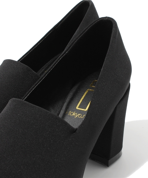 i（アイ）の「ゴムタンクソールパンプス（パンプス・レディース・ブラック/ホワイト・37/36/38）」の7枚目の写真