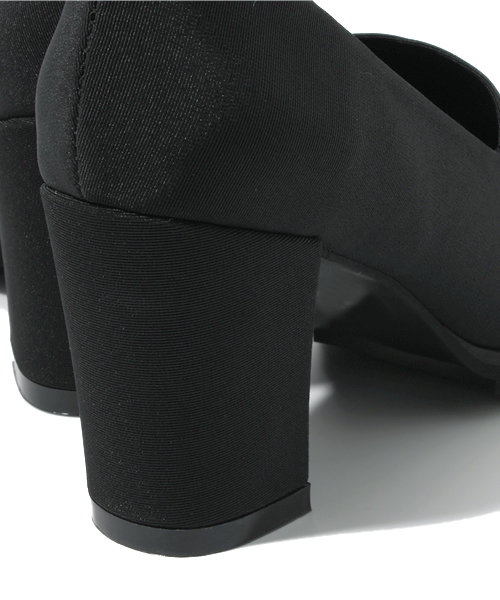 i（アイ）の「ゴムタンクソールパンプス（パンプス・レディース・ブラック/ホワイト・37/36/38）」の8枚目の写真