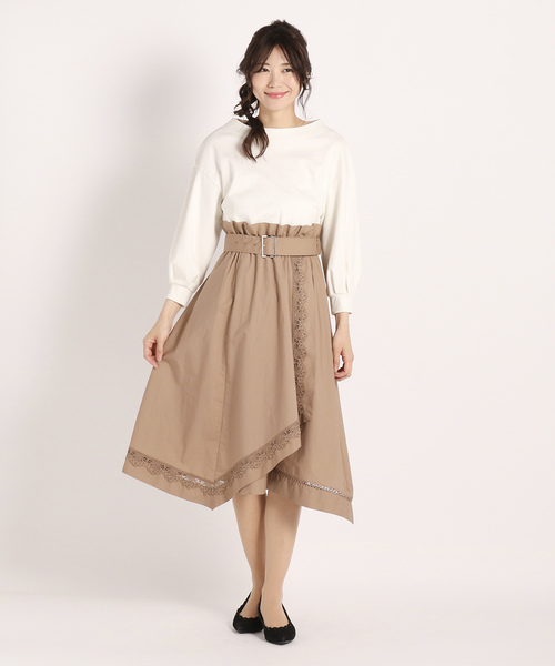 セール ワンピース ワンピース シルキースムース ワンピース ワンピース Strawberry Fields ストロベリーフィールズ のファッション 超特価sale開催