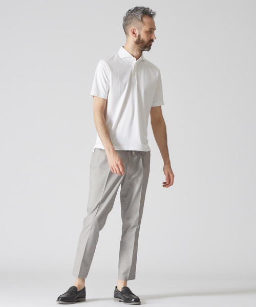 ABAHOUSE(アバハウス)の「【Recency of Mine】FLEX コットンソロテックスストレッチチェックパンツ(その他パンツ・メンズ・ベージュ/ダークネイビー・44/46/48/50)」の3枚目の写真