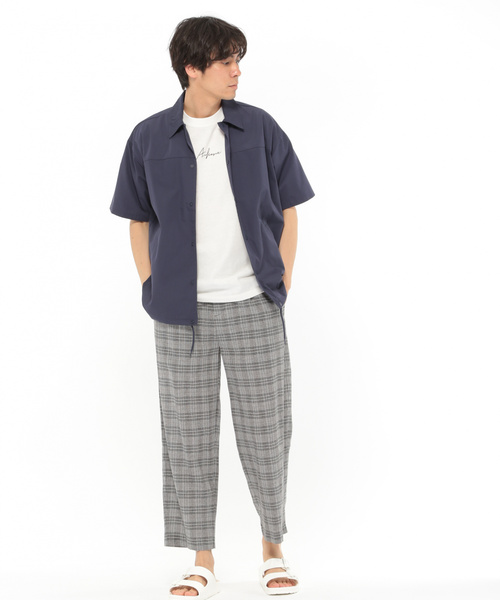 LAKOLE(ラコレ)の「半袖シャツコーチジャケット / LAKOLE(シャツ/ブラウス・メンズ・ホワイト/ライトブルー/ベージュ/ネイビー・MEDIUM/LARGE)」の12枚目の写真