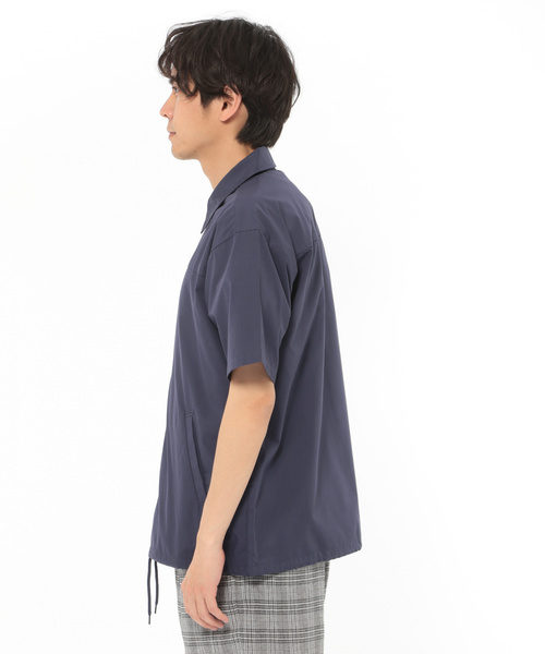 LAKOLE(ラコレ)の「半袖シャツコーチジャケット / LAKOLE(シャツ/ブラウス・メンズ・ホワイト/ライトブルー/ベージュ/ネイビー・MEDIUM/LARGE)」の14枚目の写真