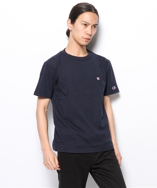 Champion（チャンピオン）の「WEGO/Champion Tシャツ（Tシャツ/カットソー・メンズ・ホワイト/ブラック/グリーン/ネイビー/レッド・LARGE/MEDIUM）」の4枚目の写真