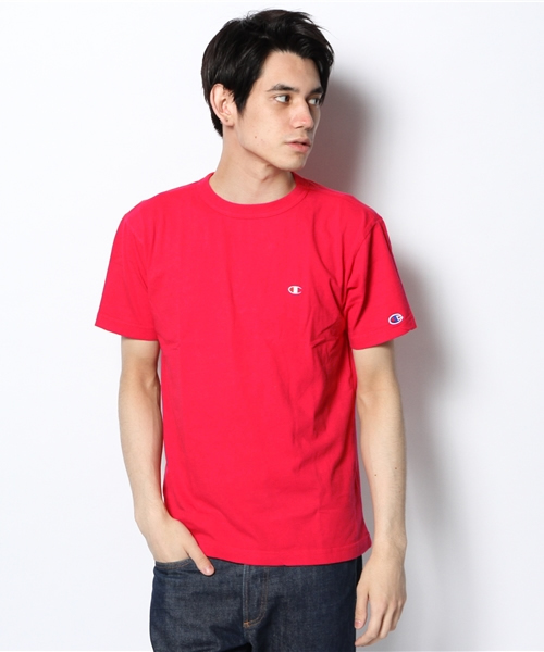 Champion（チャンピオン）の「WEGO/Champion Tシャツ（Tシャツ/カットソー・メンズ・ホワイト/ブラック/グリーン/ネイビー/レッド・LARGE/MEDIUM）」の5枚目の写真