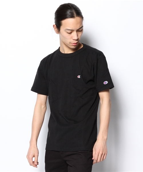 Champion（チャンピオン）の「WEGO/Champion Tシャツ（Tシャツ/カットソー・メンズ・ホワイト/ブラック/グリーン/ネイビー/レッド・LARGE/MEDIUM）」の3枚目の写真