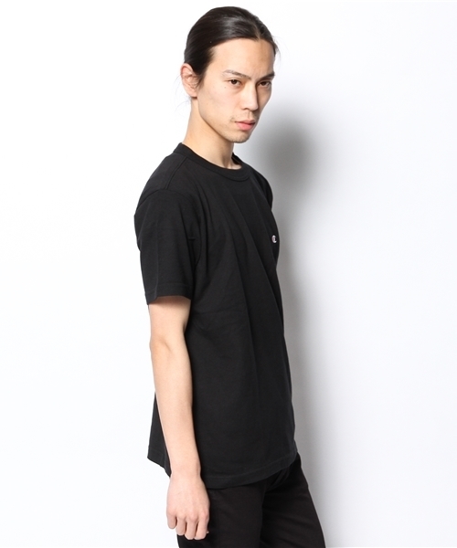 Champion（チャンピオン）の「WEGO/Champion Tシャツ（Tシャツ/カットソー・メンズ・ホワイト/ブラック/グリーン/ネイビー/レッド・LARGE/MEDIUM）」の11枚目の写真