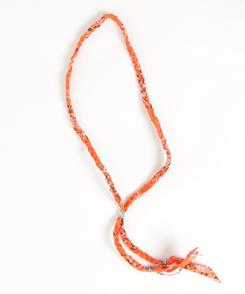 SunKu（サンク）の「【SunKu】サンク/バンダナ　ネックレス（ネックレス・メンズ・ブラック/ベージュ/ネイビー/ターコイズブルー/パープル/レッド/グリーン/パープル系その他/イエロー/オレンジ/インディゴブルー・FREE）」の11枚目の写真