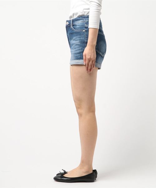 ENVYM（アンビー）の「ロールアップＤＥＮＩＭ ＳＰＴ（デニムパンツ・レディース・ブルー・S/M）」の3枚目の写真