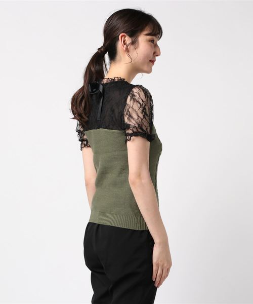 アクシーズファム ビスチェ風プルオーバー マルチビスチェ付チュニック | outlet | axes femme online shop