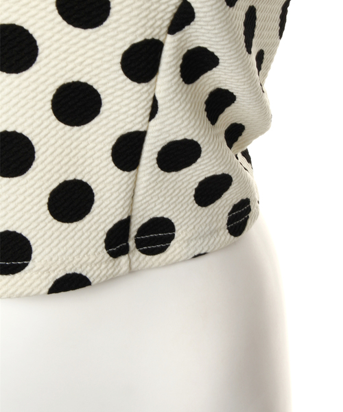 L.D.S.（エルディーエス）の「カットビスチェ（キャミソール・レディース・ネイビー系/シルバー系/ホワイト系/ブラック系・FREE）」の6枚目の写真