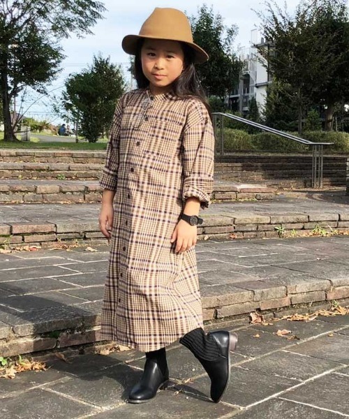 セール Typy チャオパニックティピー のファッション ワンピース Ciaopanic ワンピース Osoroチェックシャツワンピース ワンピース Ciaopanic