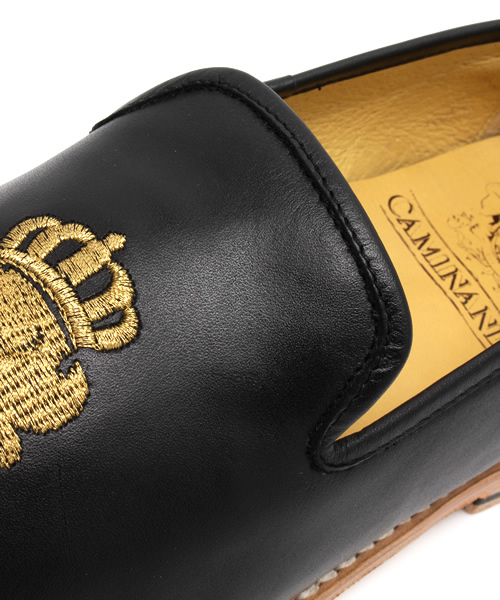 CIAOPANIC（チャオパニック）の「【CAMINAND】EmbroiderySlipOn（その他シューズ・メンズ・ブラウン/ブラック・9/8）」の7枚目の写真
