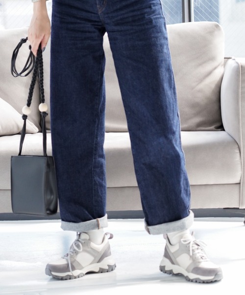 VIVIAN（ヴィヴィアン）の「メッシュコンビレースアップダッドスニーカー（スニーカー・レディース・ベージュ/ブラック/グレー/ピンク/パイソン/ホワイト/ストーン・S/M/L/LL）」の9枚目の写真