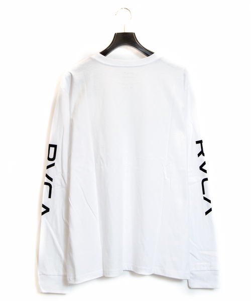 RVCA(ルーカ)の「RVCA-BIG FLIP RVCA LS TEE(AJ042054)(Tシャツ/カットソー・メンズ・ホワイト/ブラック・M/L)」の7枚目の写真