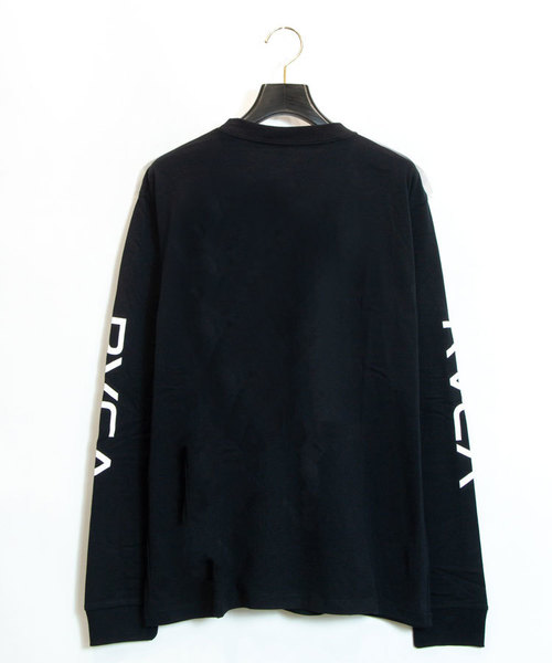 RVCA(ルーカ)の「RVCA-BIG FLIP RVCA LS TEE(AJ042054)(Tシャツ/カットソー・メンズ・ホワイト/ブラック・M/L)」の10枚目の写真