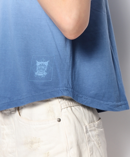 LB-03(エルビー・ゼロスリー)の「【MLB by LB-03】MLB グラデダイ SL TEE(Tシャツ/カットソー・レディース・ピンク系/ブルー系・FREE)」の8枚目の写真