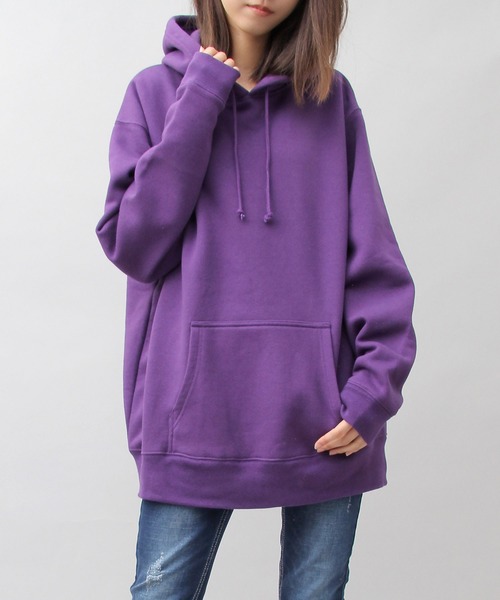 United Athle（ユナイテッドアスレ）の「裏起毛 ビッグサイズ プルオーバー スウェットパーカー（パーカー・メンズ・ホワイト/ブラック/ダークブラウン/グレー/パープル/バーガンディー/オリーブ・L/XL/XXL）」の9枚目の写真