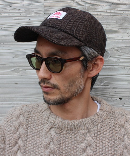 DEAD TOUR TRUCKING（デッドツアートラッキング）の「ヘリンボーン　ベースボールキャップ（キャップ・レディース・チャコール/ブラウン・FREE）」の10枚目の写真