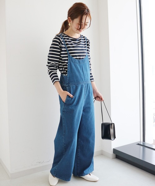 AMERICAN HOLIC(アメリカンホリック)の「ボーダーAラインフレアプルオーバー *(Tシャツ/カットソー・レディース・ブラック/ネイビー/オフホワイト/ピンク/ブルー/グリーン/LT.Gray・MEDIUM/LARGE)」の10枚目の写真