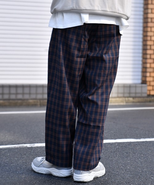 kutir(クティール)の「1タックチェックパンツ(その他パンツ・メンズ・ダークブラウン/ネイビー/グレー・SMALL/MEDIUM/LARGE)」の22枚目の写真