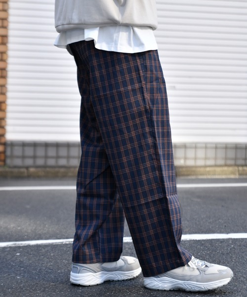 kutir(クティール)の「1タックチェックパンツ(その他パンツ・メンズ・ダークブラウン/ネイビー/グレー・SMALL/MEDIUM/LARGE)」の21枚目の写真