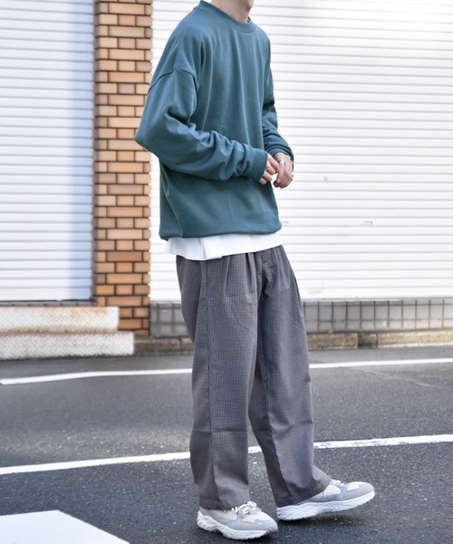 kutir(クティール)の「1タックチェックパンツ(その他パンツ・メンズ・ダークブラウン/ネイビー/グレー・SMALL/MEDIUM/LARGE)」の7枚目の写真