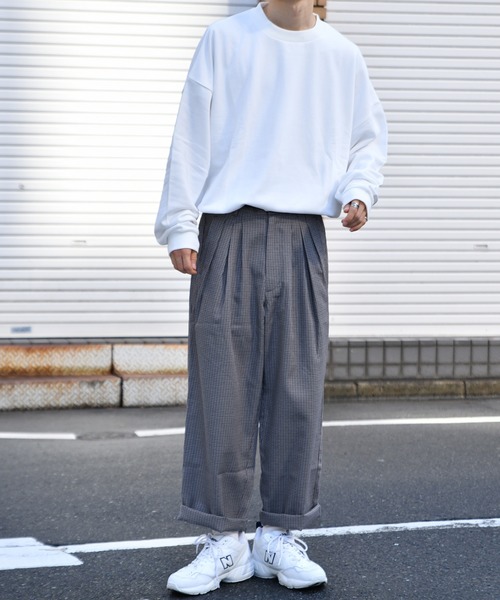 kutir(クティール)の「1タックチェックパンツ(その他パンツ・メンズ・ダークブラウン/ネイビー/グレー・SMALL/MEDIUM/LARGE)」の9枚目の写真