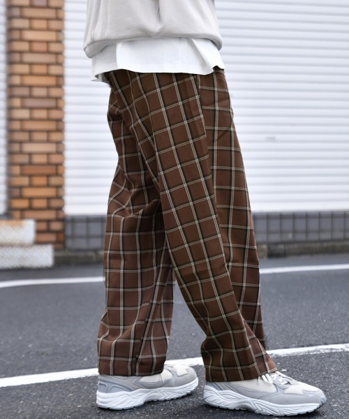 kutir(クティール)の「1タックチェックパンツ(その他パンツ・メンズ・ダークブラウン/ネイビー/グレー・SMALL/MEDIUM/LARGE)」の13枚目の写真