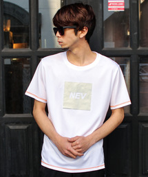 DRY MESH リフレクターロゴプリント 半袖Tシャツ カットソー