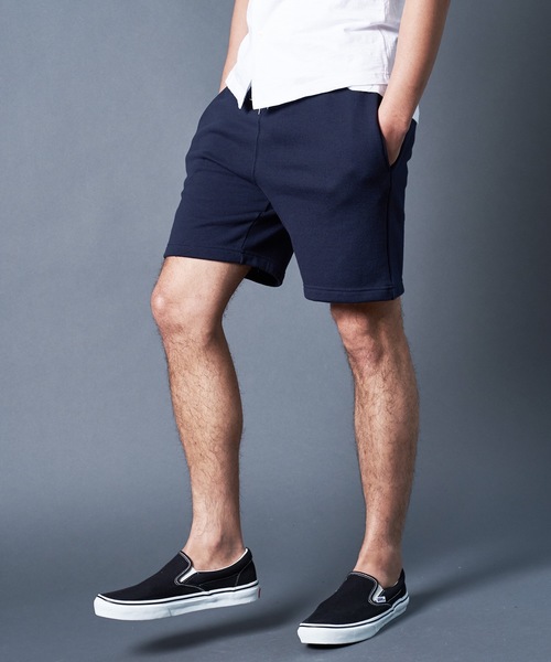 Magine(マージン)の「URAKE SWEAT SHORTS:裏毛 スウェットショーツ(スウェットパンツ・メンズ・ブラック/ネイビー/グレー・44/46/48)」の8枚目の写真