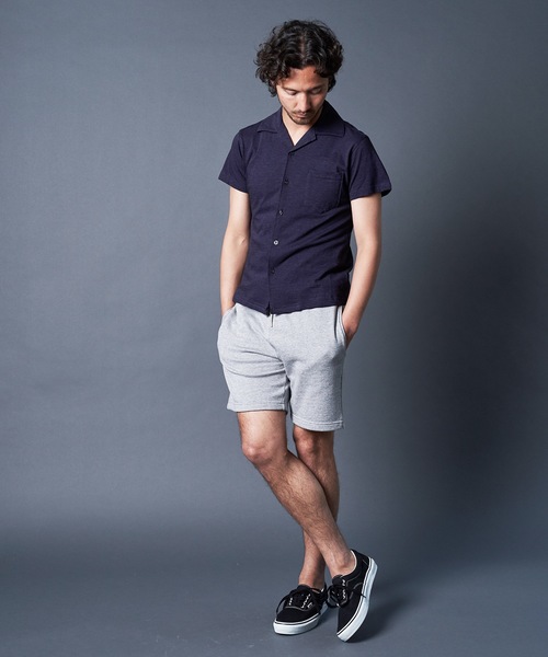 Magine(マージン)の「URAKE SWEAT SHORTS:裏毛 スウェットショーツ(スウェットパンツ・メンズ・ブラック/ネイビー/グレー・44/46/48)」の17枚目の写真