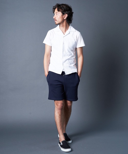 Magine(マージン)の「URAKE SWEAT SHORTS:裏毛 スウェットショーツ(スウェットパンツ・メンズ・ブラック/ネイビー/グレー・44/46/48)」の20枚目の写真