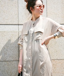 libelle more | シアーシャツ ワンピース(シャツワンピース)