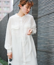 libelle more | シアーシャツ ワンピース(シャツワンピース)