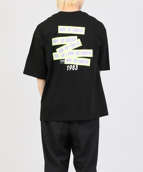 DING（ディング）の「DING/ODE TO YOUTH Tシャツ（Tシャツ/カットソー・レディース・グリーン/ホワイト/ブラック・FREE）」の2枚目の写真