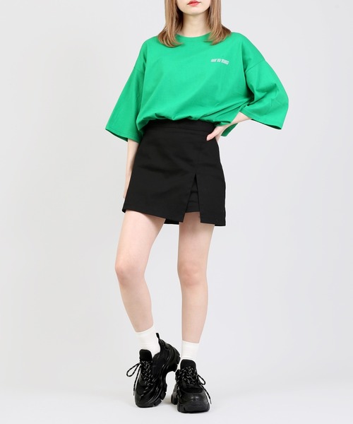 DING（ディング）の「DING/ODE TO YOUTH Tシャツ（Tシャツ/カットソー・レディース・グリーン/ホワイト/ブラック・FREE）」の4枚目の写真