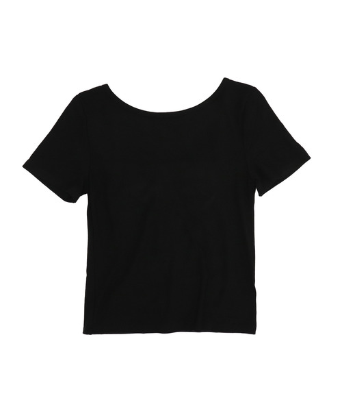 OSYAREVO(オシャレボ)の「バックオープン×リボン Tシャツ(Tシャツ/カットソー・レディース・ブラック/グレー/モカ/ブルーグリーン・FREE)」の17枚目の写真