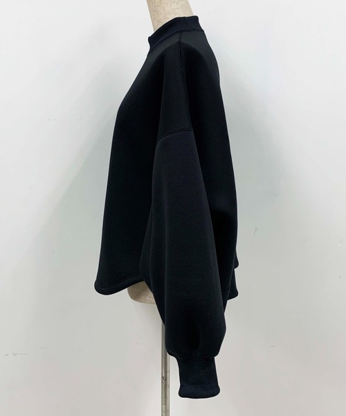 PICCIN（ピッチン）の「【日本製】ダンボールニットプルオーバー（Tシャツ/カットソー・レディース・ブラック/ベージュ/パープル・M）」の14枚目の写真