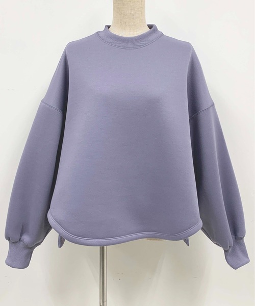 PICCIN（ピッチン）の「【日本製】ダンボールニットプルオーバー（Tシャツ/カットソー・レディース・ブラック/ベージュ/パープル・M）」の17枚目の写真