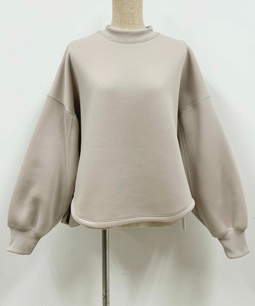 PICCIN（ピッチン）の「【日本製】ダンボールニットプルオーバー（Tシャツ/カットソー・レディース・ブラック/ベージュ/パープル・M）」の16枚目の写真