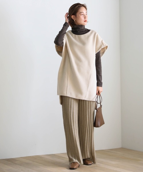 【新品・未使用】セレクトモカ シャギーオーバーベスト ダークブラウン SELECT MOCA - 新品 セレクトモカ select MOCA シャギーオーバー