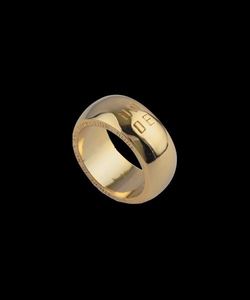 NONENON(ノンノン)の「【NONENON】PLUMP RING 2 / ノンノン プランプ リング 2(リング・メンズ・シルバー/ゴールド・MEDIUM/LARGE/SMALL)」の2枚目の写真