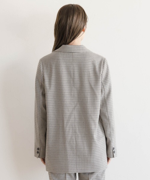 mysty woman(ミスティウーマン)の「チェックWテーラードジャケット 923499(テーラードジャケット・レディース・グリーン/ブラウン・FREE)」の11枚目の写真