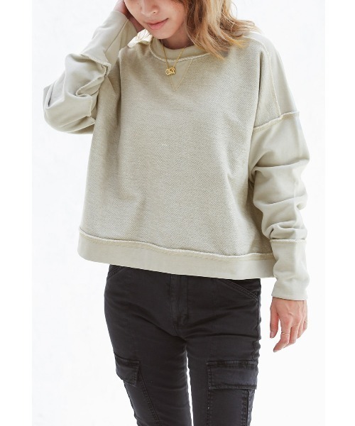 ALEXIA STAM（アリシアスタン）の「【JJ 12月号掲載】V Gazette Sweatshirt/Vガゼットスウェットシャツ（スウェット・レディース・チャコールグレー/ブラウン/グレイッシュベージュ・FREE）」の18枚目の写真